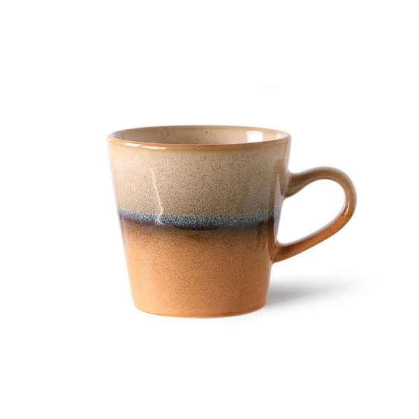 Ceramic 70's Americano mug - Tornado